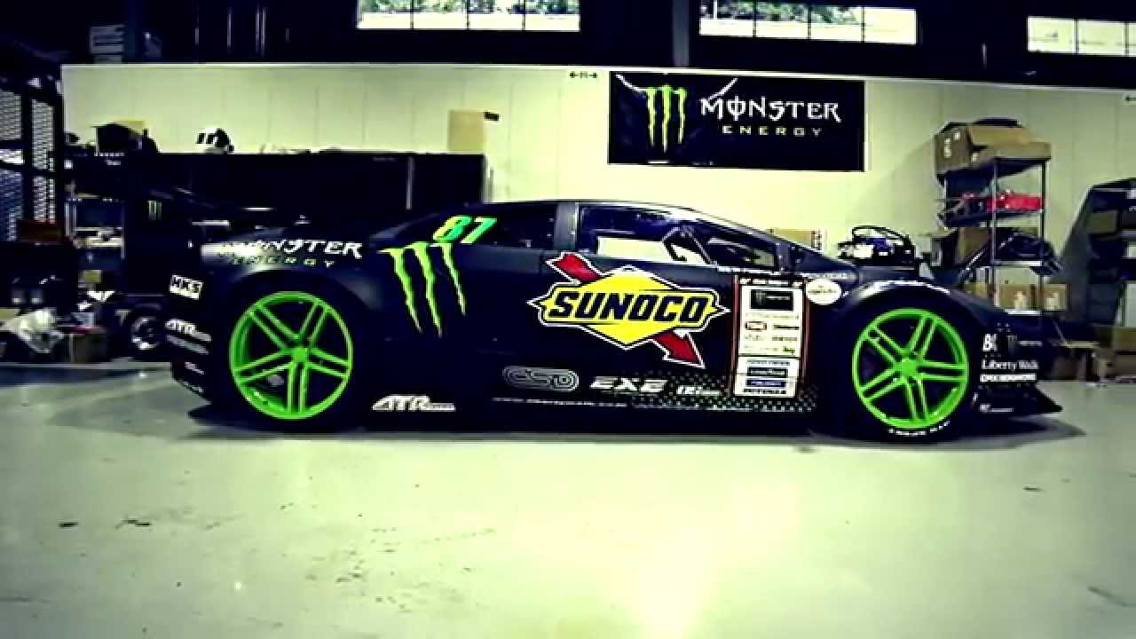 Monster Energy: World's First Lamborghini Drift Car - YouTube
