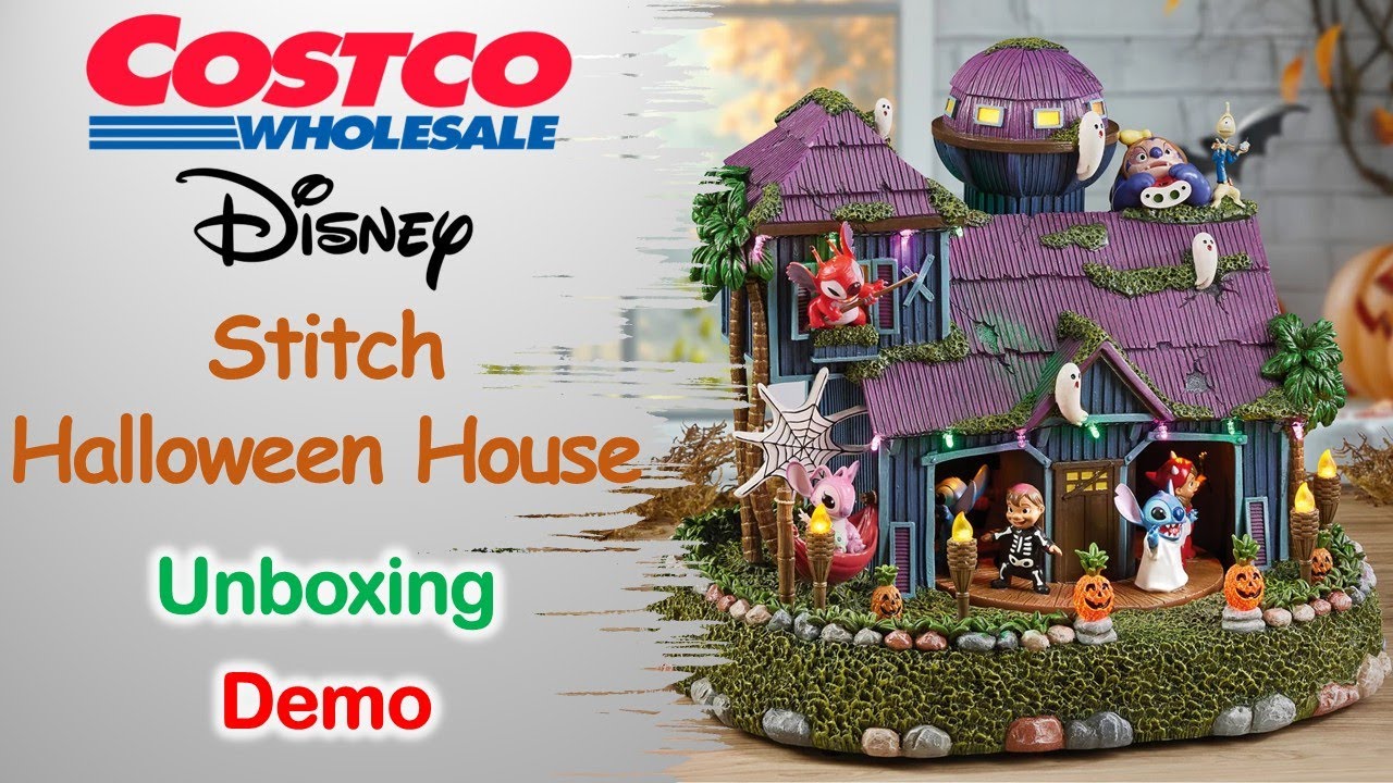 Costco Disney Animated Stitch Halloween House | Unboxing | Demo