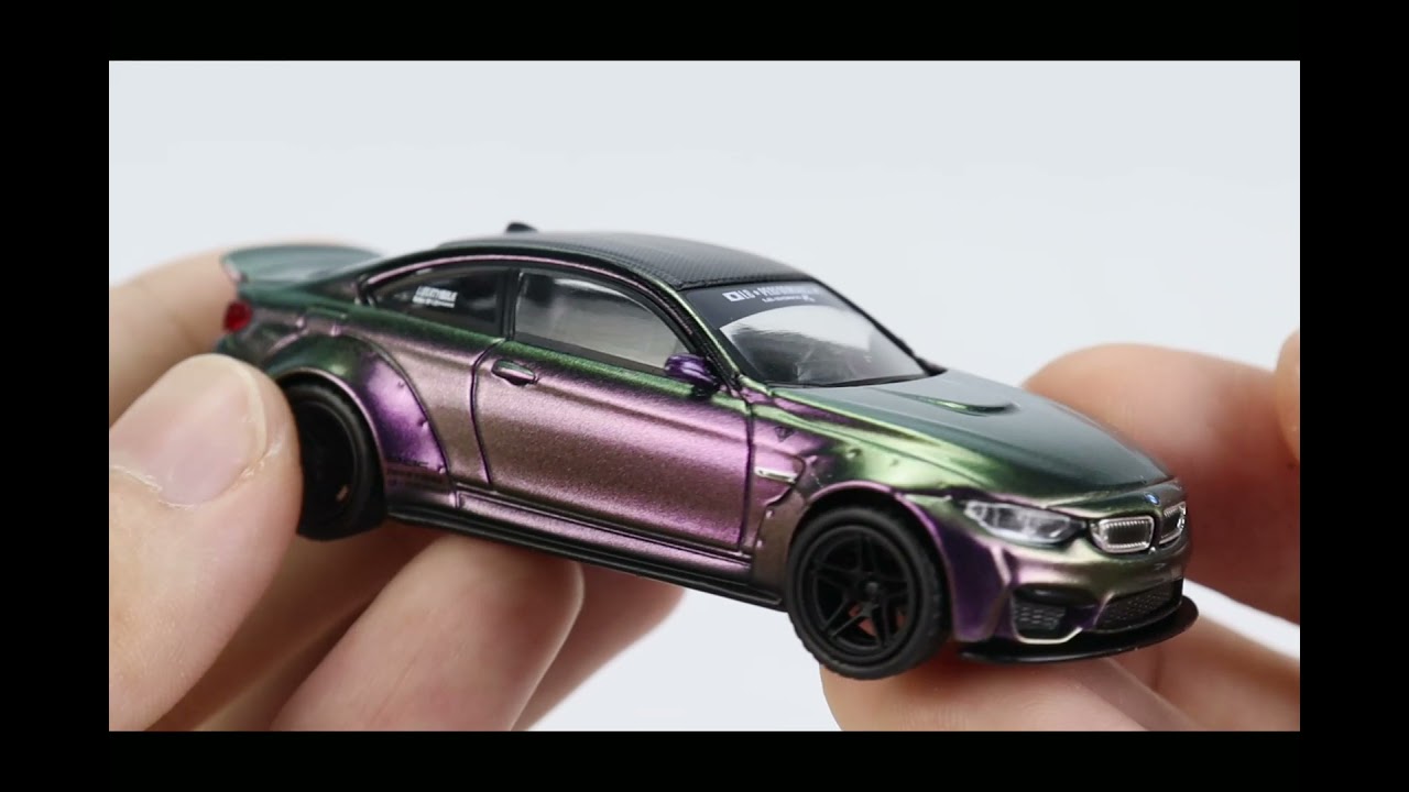 1/64 MINI GT x LB☆WORKS BMW M4 Purple-Green Metallic (MGT00228-L