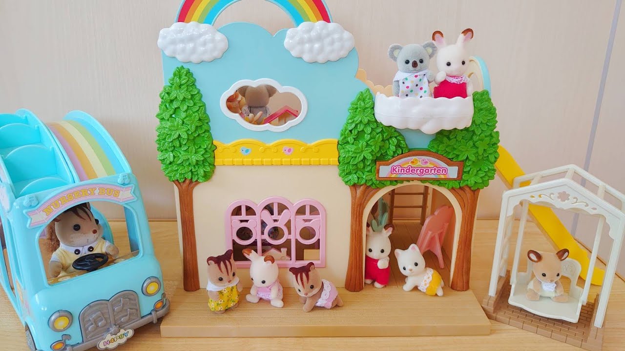 シルバニアファミリー 森のようちえん にじいろようちえんバス