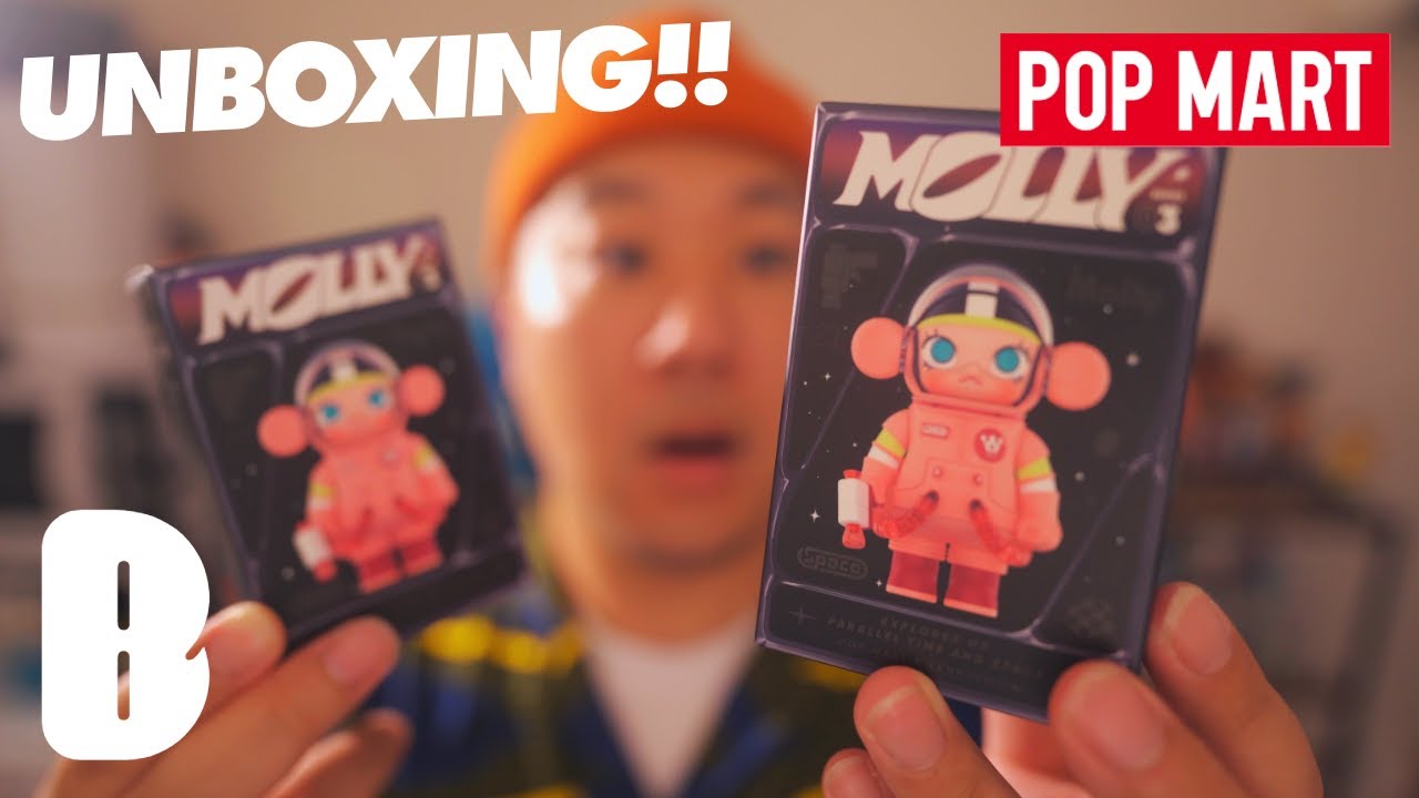 POPMART] Unboxing the latest Space Molly from POPMART! MEGA