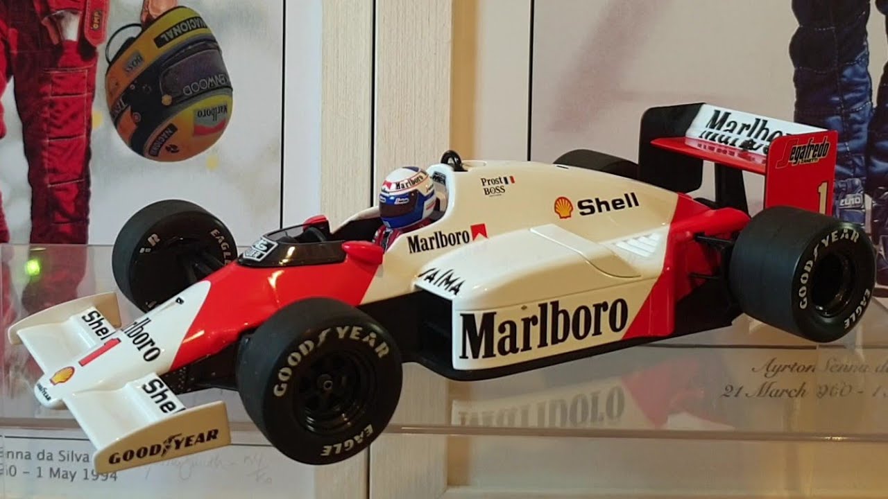 1/18 Alain Prost 1986 Marlboro McLaren Tag - F1 World Champion