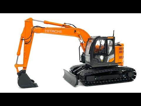 Replicars Hitachi ZX135US-7 Reduced Tail Swing Excavator - YouTube