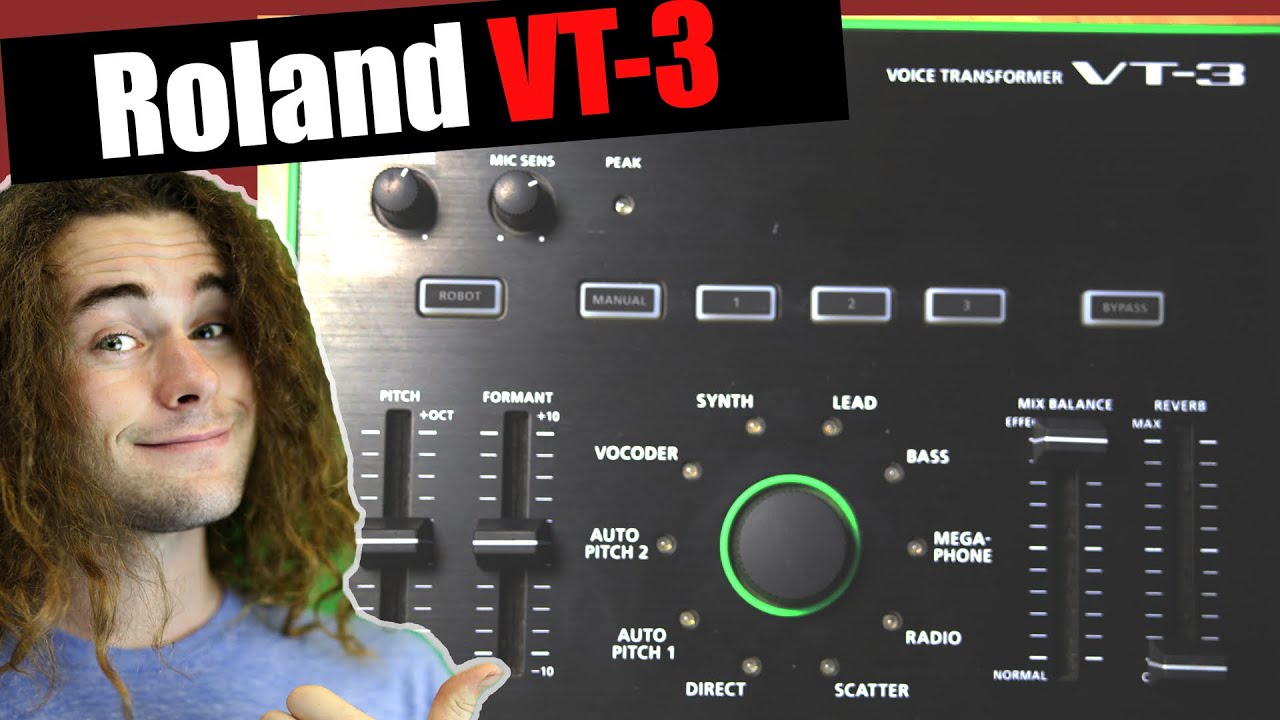 Roland VT-3 Vocal Transformer (Gear Review) - YouTube