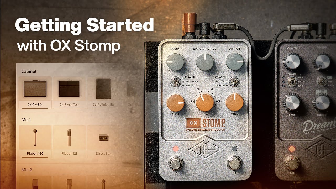 OX Stomp Dynamic Speaker Emulator – Universal Audio