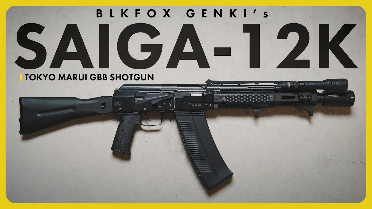 BLKFOX GENKI's SAIGA-12K | Tokyo Marui Gas Blowback Shotgun Custom