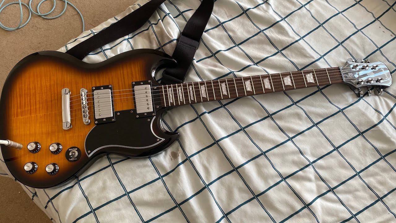 Epiphone SG Guitar G400 Deluxe Unsung Korea 2004 (unboxing new