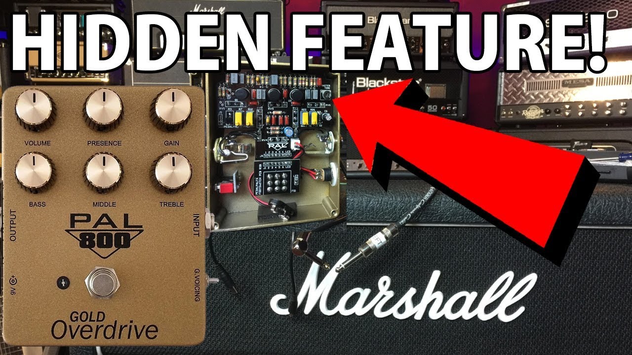 STOMP BOX STEALS: OVERDRIVE- PedalPalFX PAL800-V4 ___NEW ___ 2