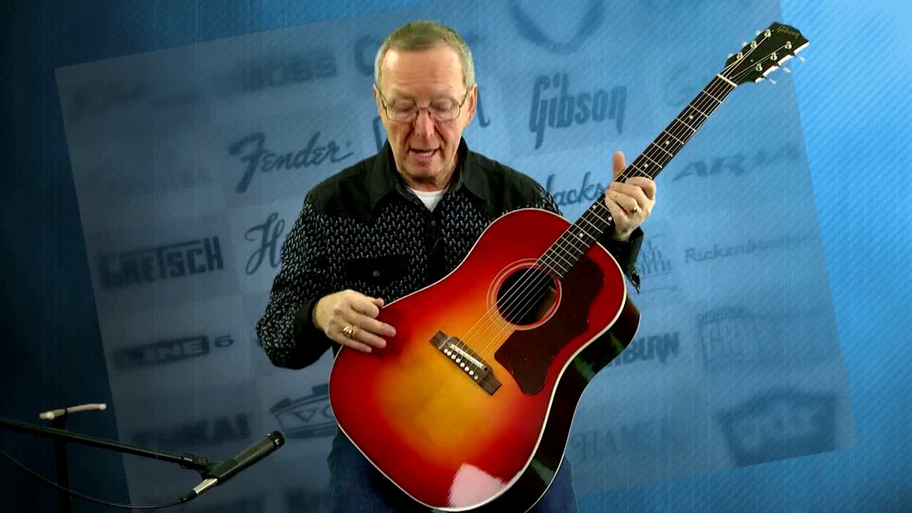 Acoustic Electric Guitar - Gibson Guitar 1960's J-45 Custom Shop