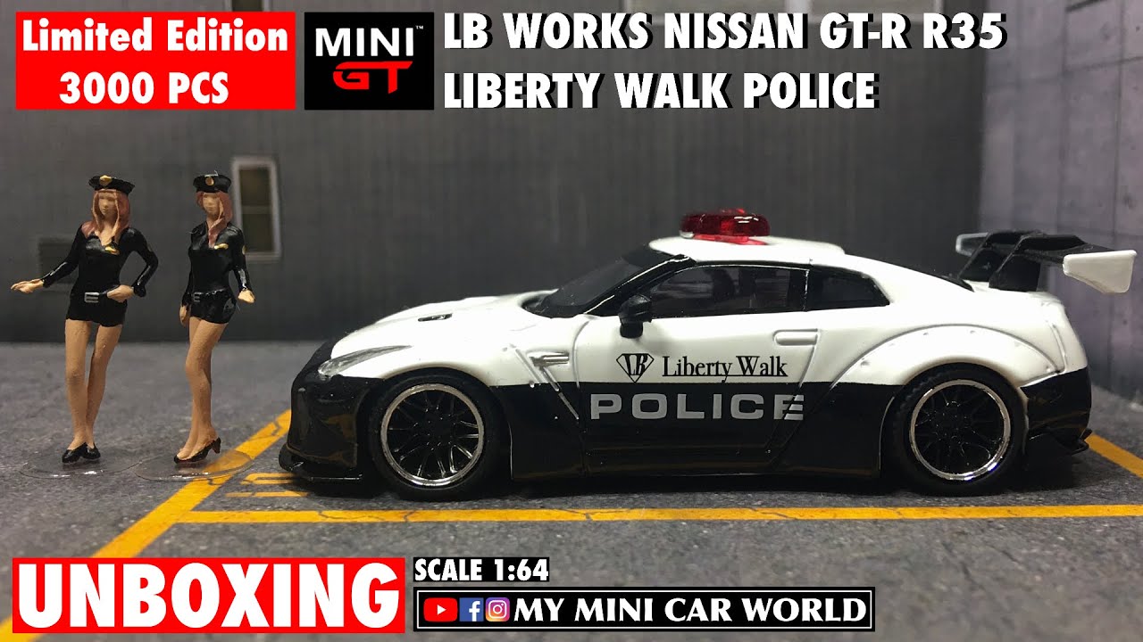 MY MINI CAR WORLD】UNBOXING MINI GT 1/64 LB WORKS NISSAN GT-R R35