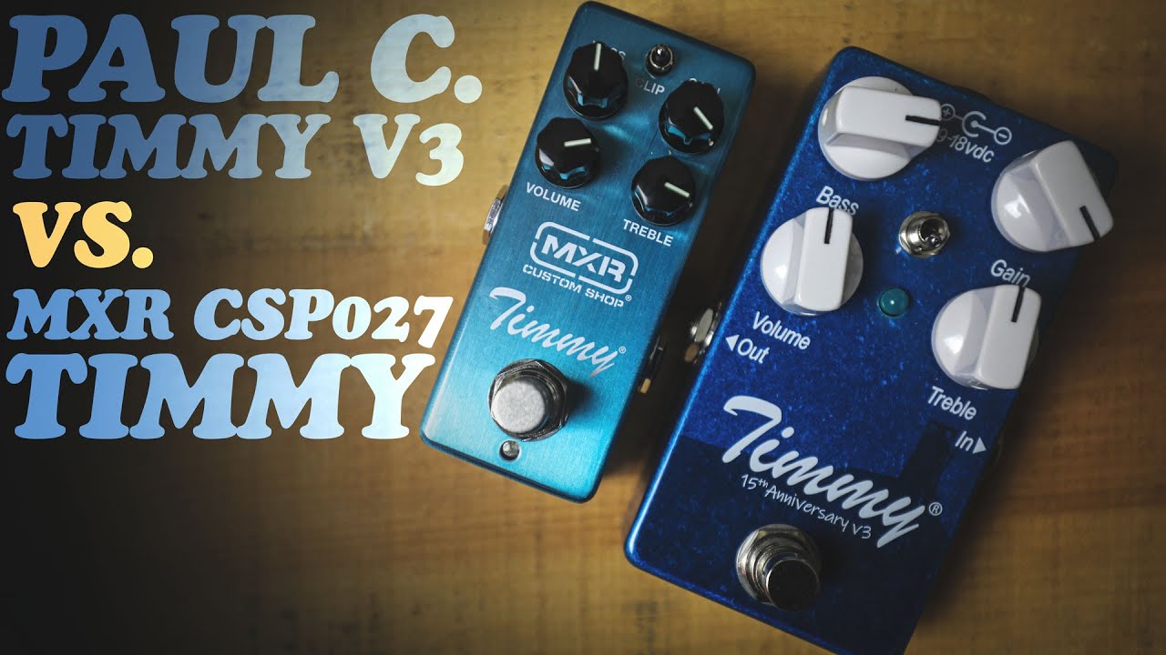 Paul Cochrane Timmy V3 Demo - 15th Anniversary Transparent Gain