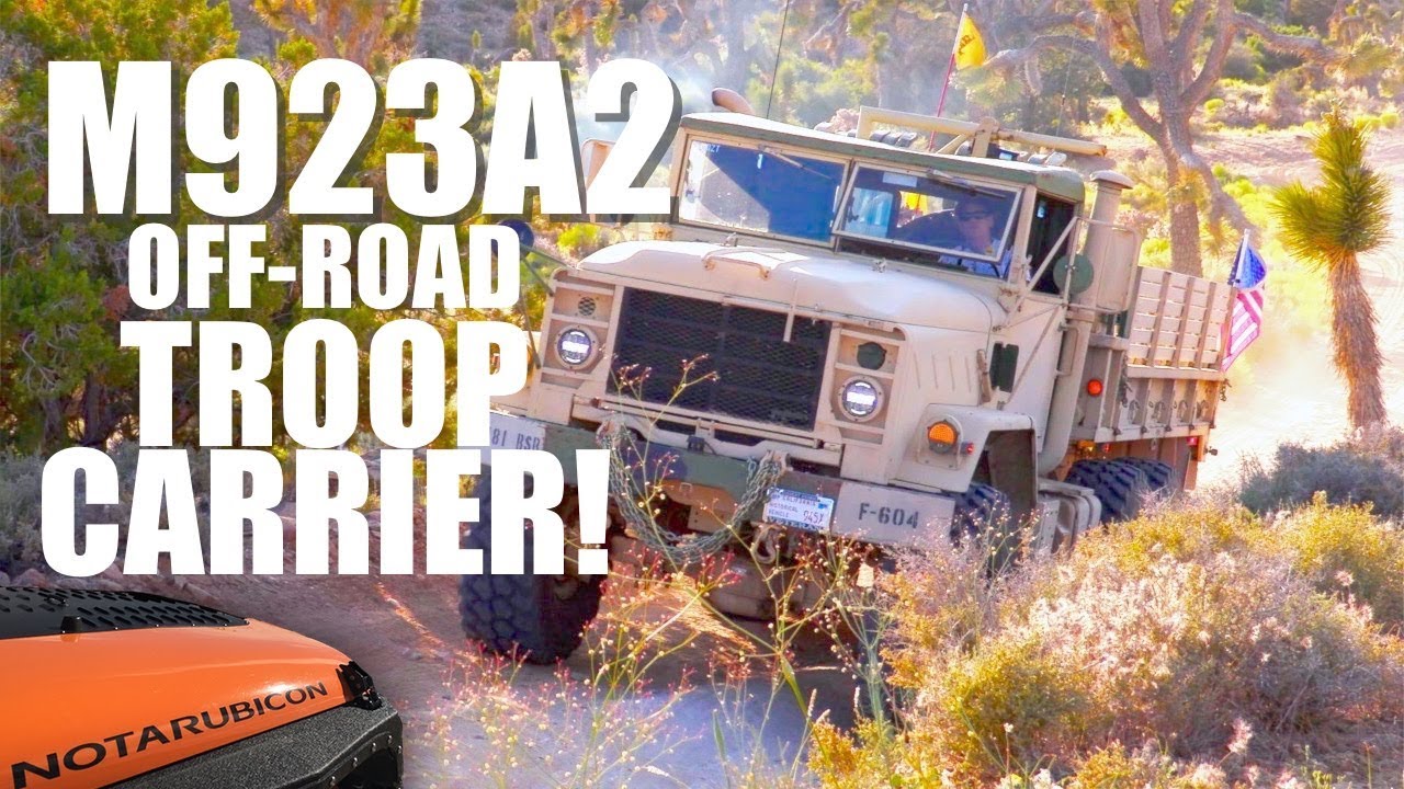 THOR: The M923A2 Military 5 Ton 6x6 Off-Road Troop Carrier - YouTube