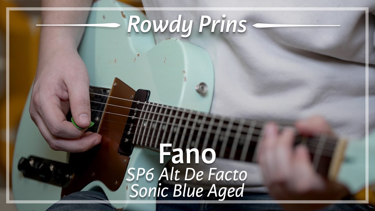 Fano SP6 Alt De Facto Sonic Blue Aged 2013 played by Rowdy Prins