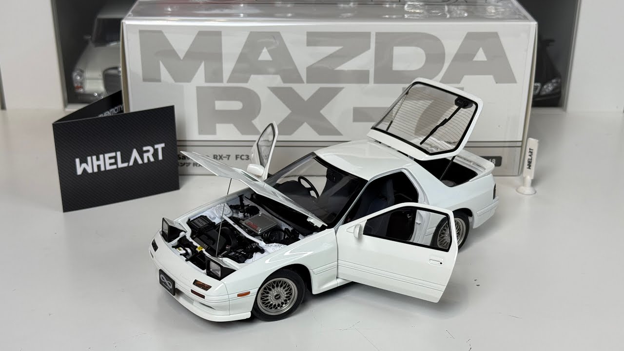 1:18 Mazda Savanna RX-7 FC3S - Whelart (Unboxing video) - YouTube