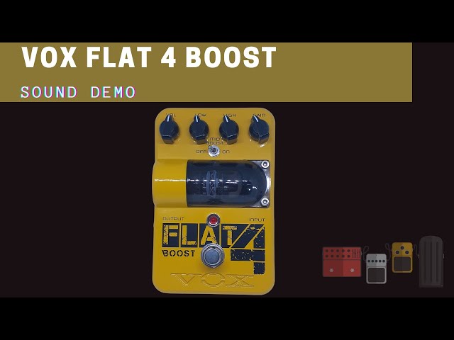 Vox flat 4 test - Vox tone garage series - YouTube