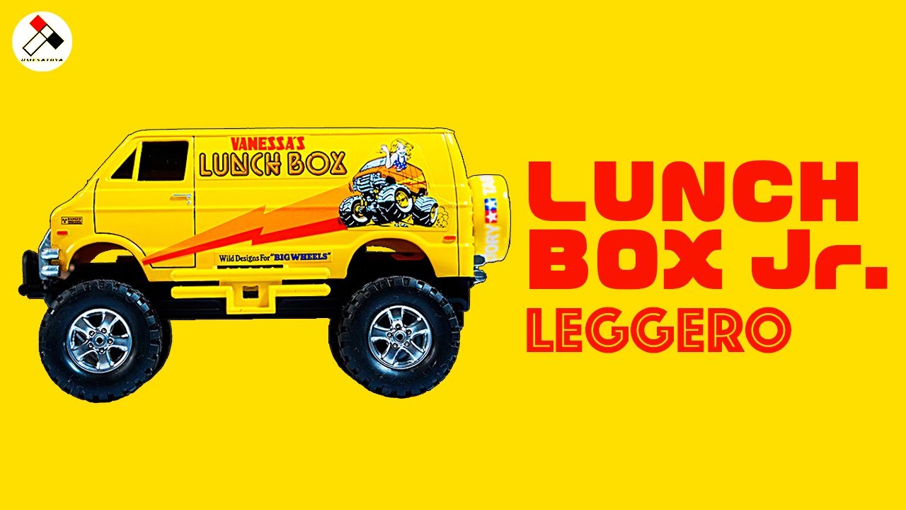 Tamiya LUNCH BOX Jr. on Land Cruiser Chassis | Mini 4WD Custom