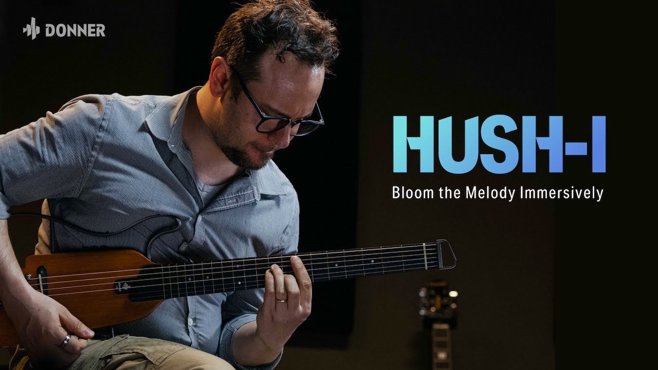 Donner HUSH-I サイレントアコースティックギター 初心者セット
