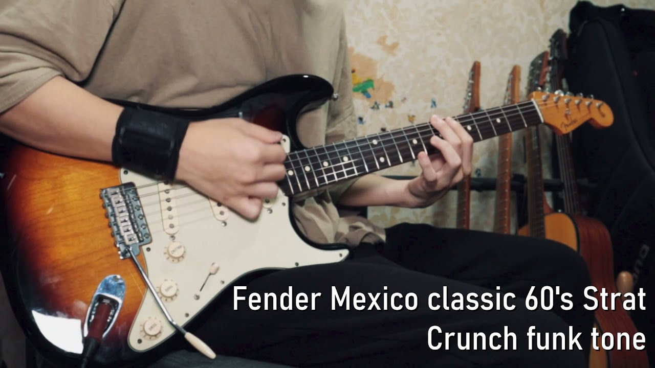 Fender Mexico Classic 60's Stratocaster Sound demo [No Talking