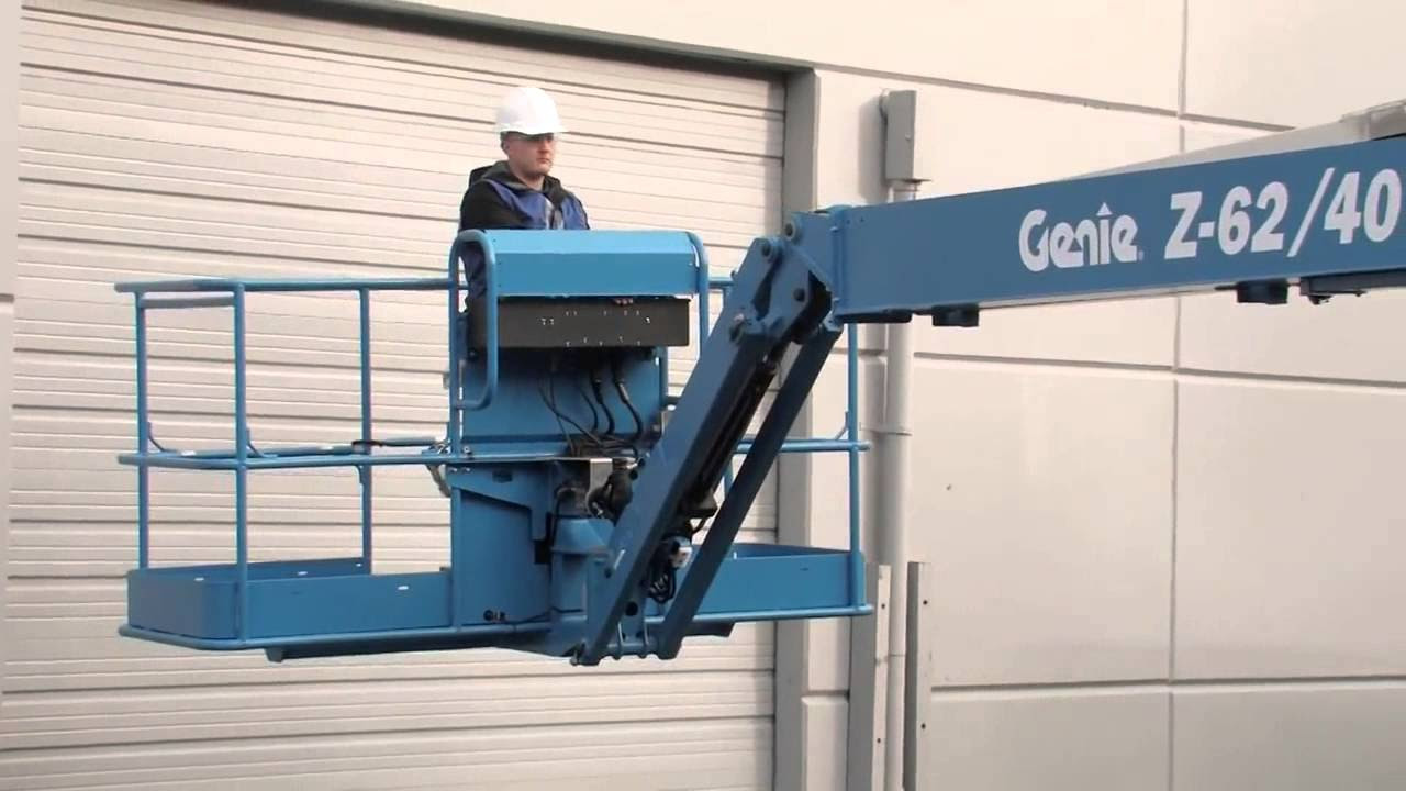 Product Walk-Around: Genie Z™-62/40 Articulating Boom - ANSI - YouTube