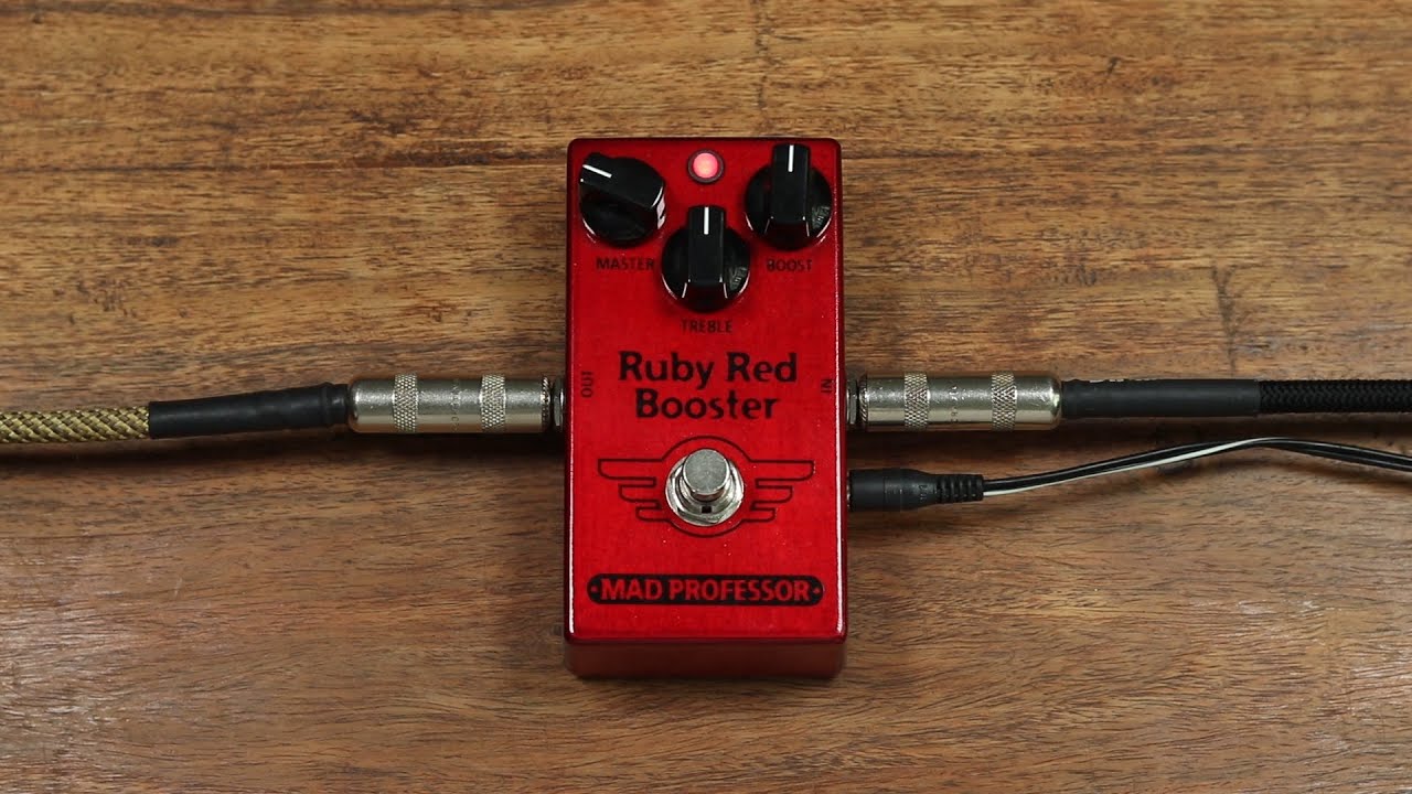 Mad Professor Ruby Red Booster - YouTube