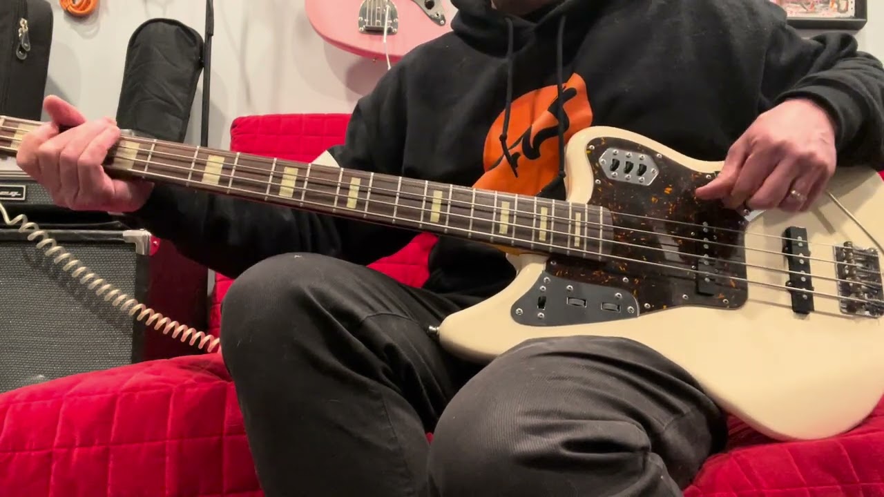 2007-2010 Fender Japan J-Craft JAB Jaguar Bass Vintage White