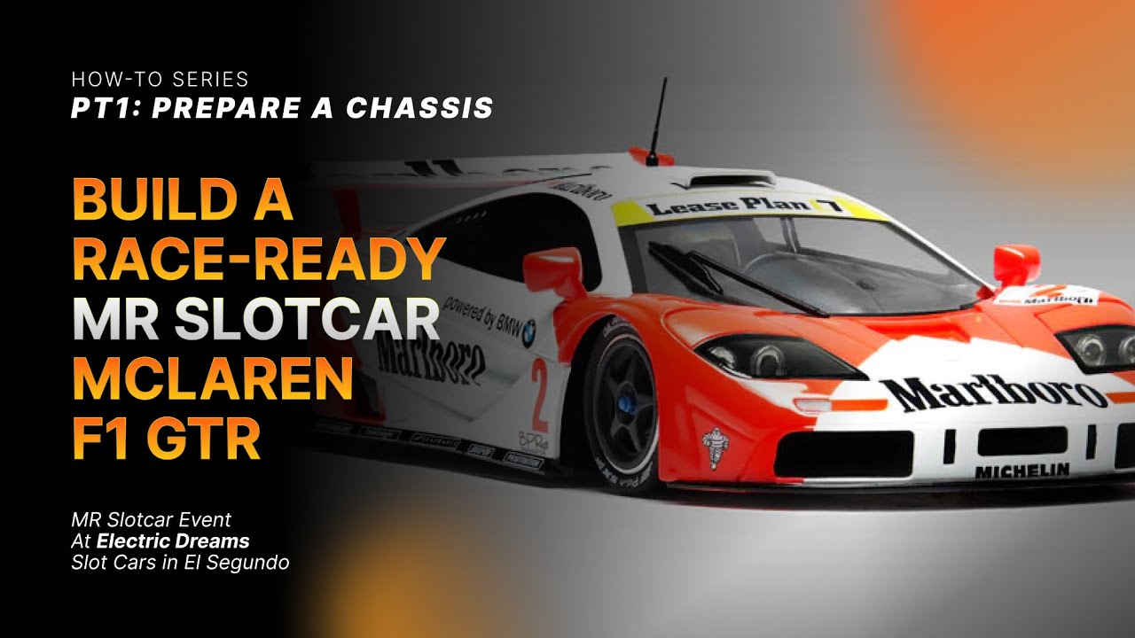 MR Slotcar 1/32 McLaren GTR F1 — Part 1: How To Flatten The