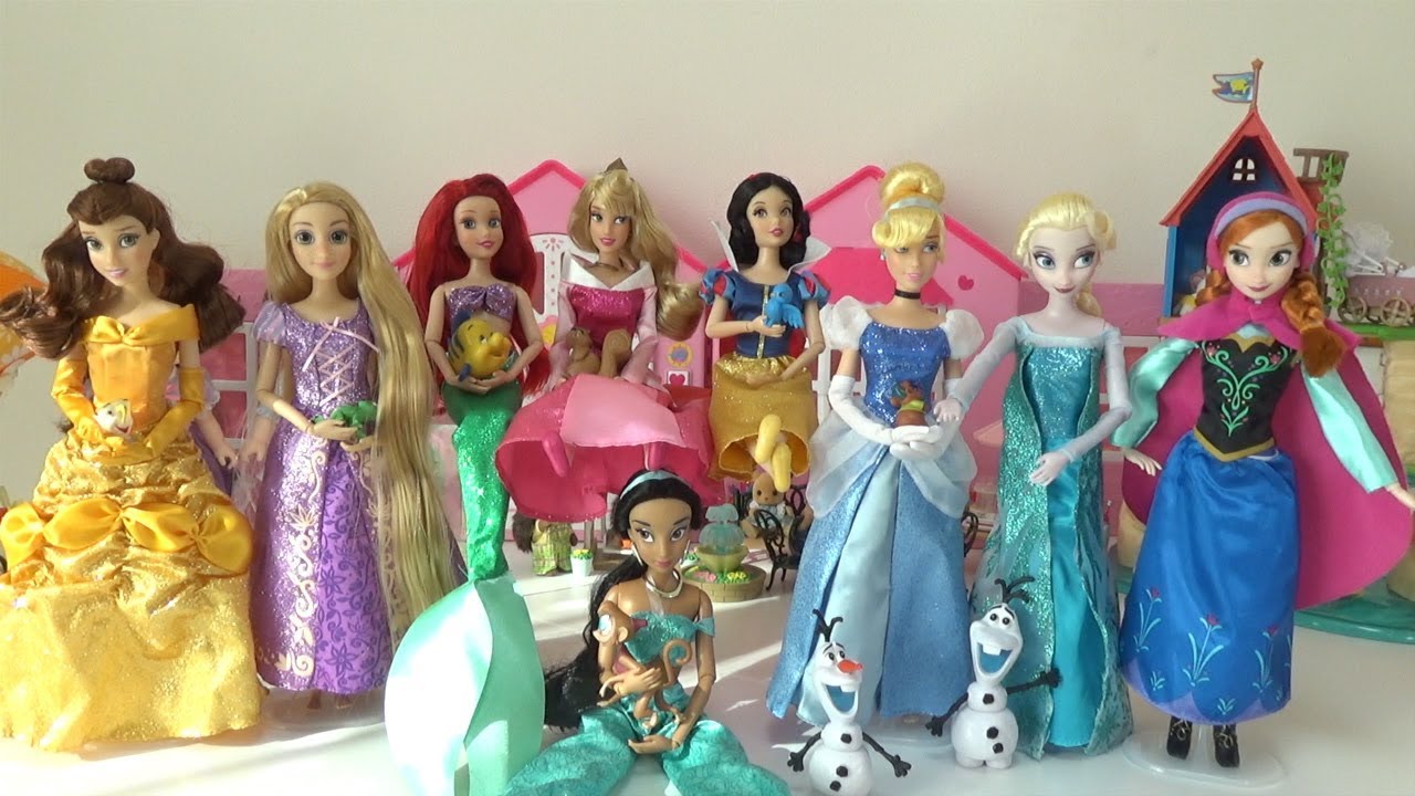 ディズニープリンセス 人形 ラプンツェル アリエル シンデレラ エルサ