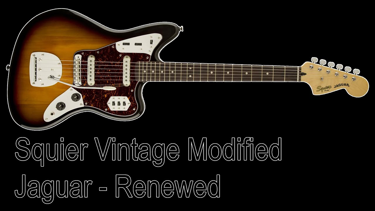 Squier Vintage Modified Jaguar - YouTube