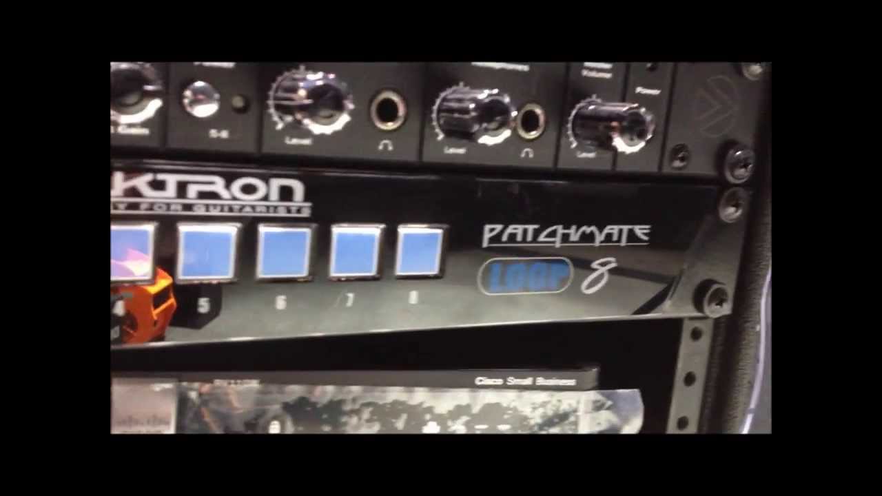 rocktron patchmate loop8 guitar midi swich video review part 1