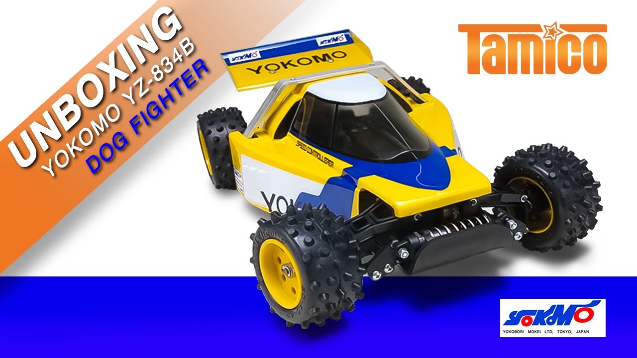 Tamico Unboxing Yokomo YZ-834B Dog Fighter 4WD Buggy 2024 - YouTube