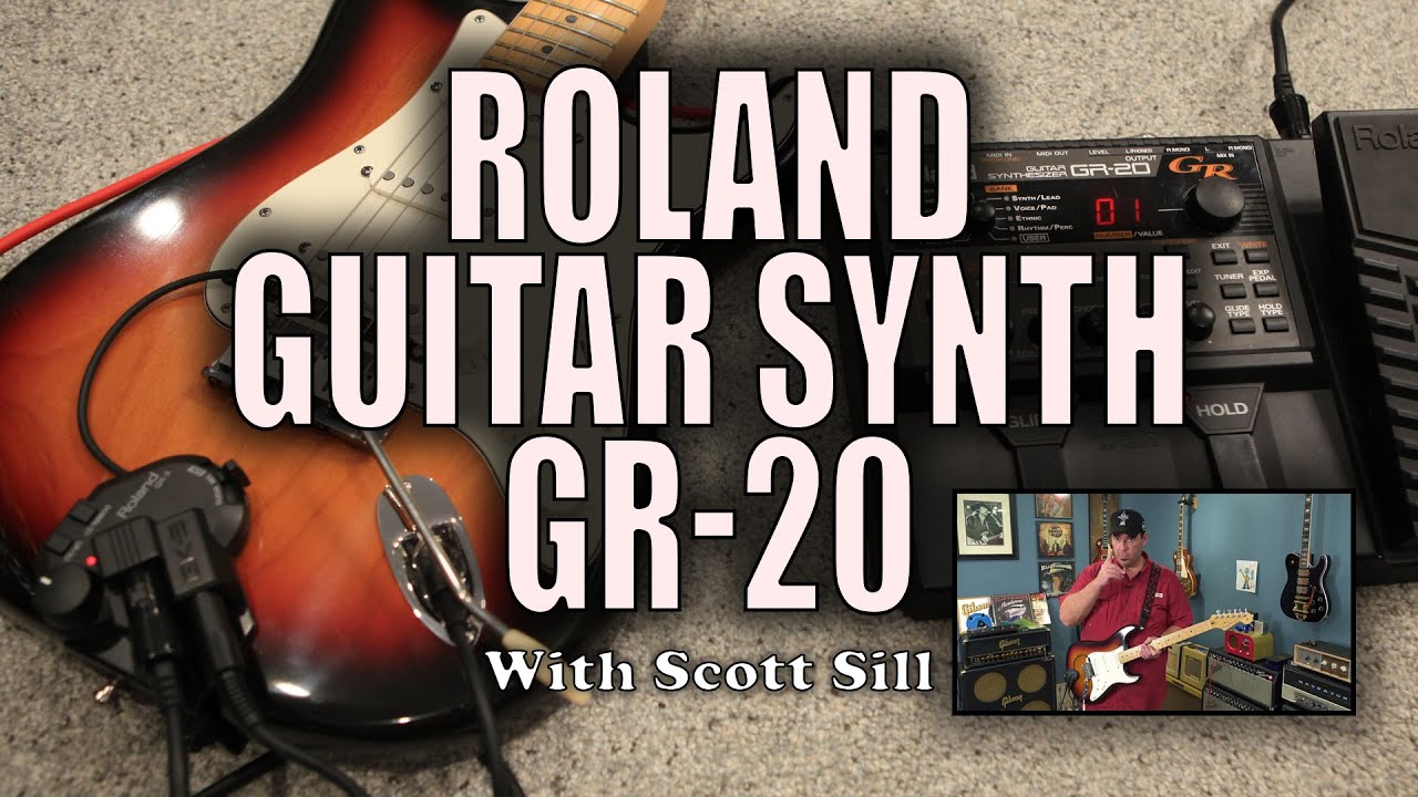 Roland Guitar Synthesizer GR-20 with Roland GK-3 Pickup