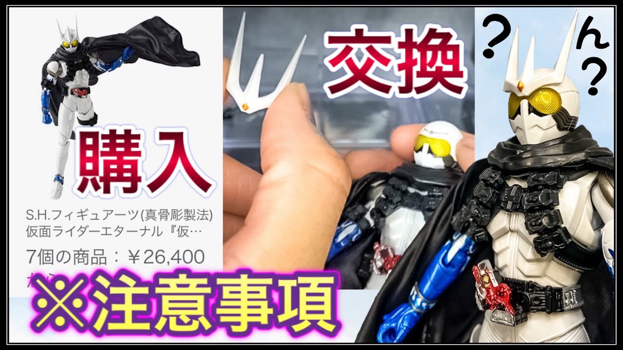 真骨彫エターナルのパーツ交換と、今後の購入予定の方へ注意事項。S.H.