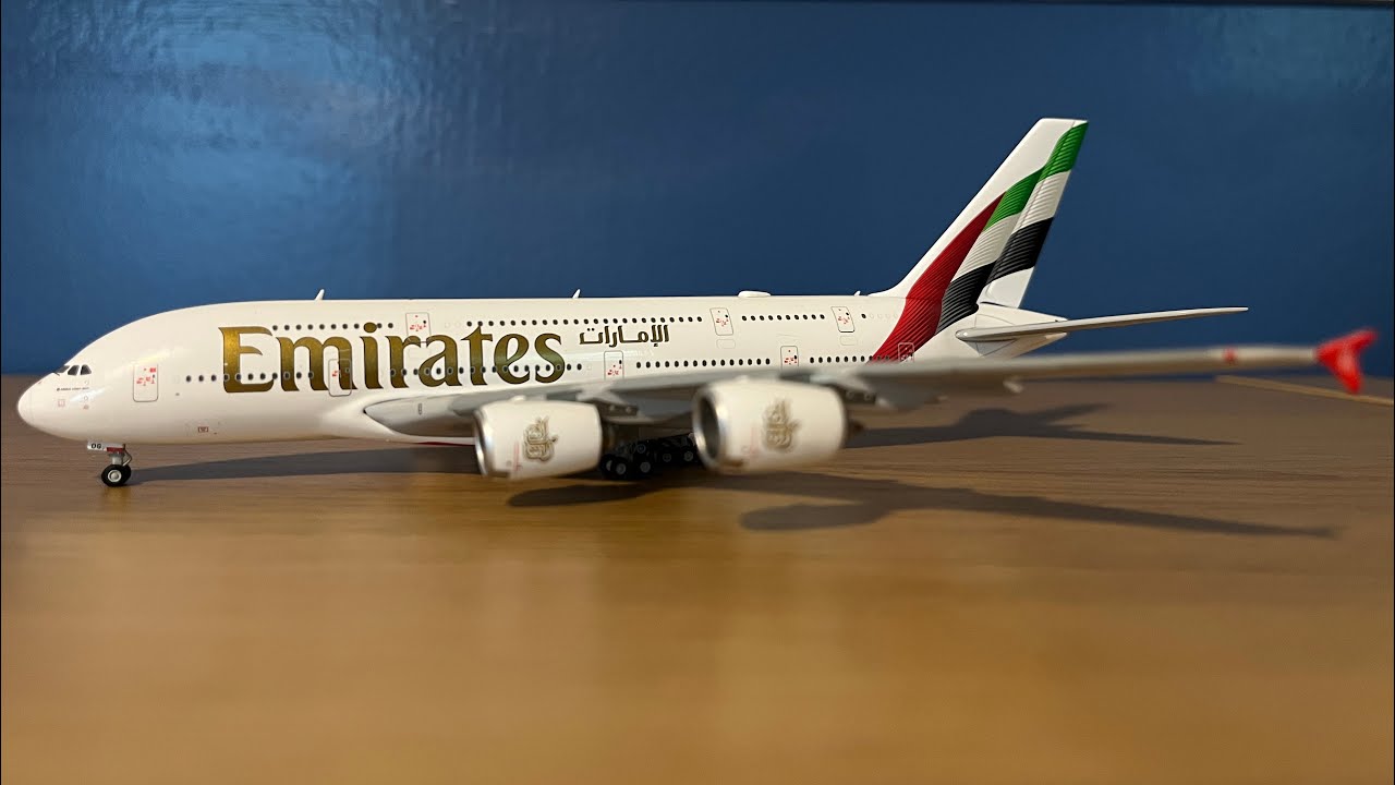 Gemini Jets - Emirates - A380 - New 2023 Livery - 1/400 Scale