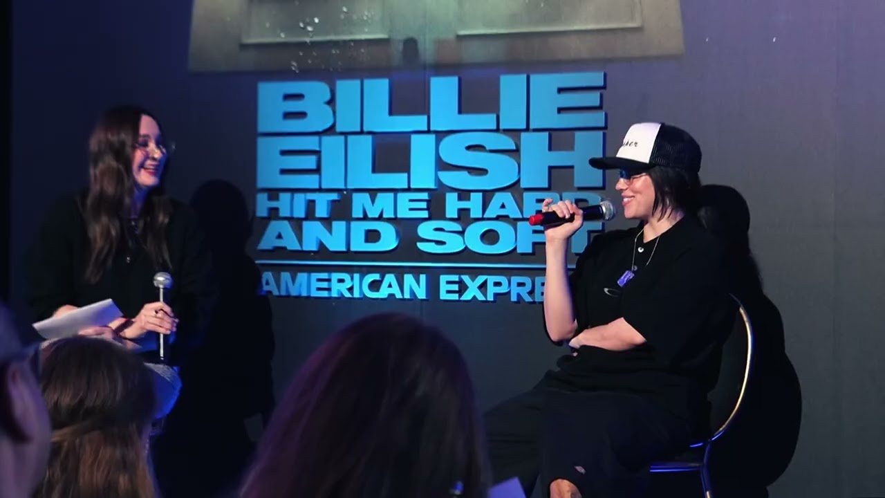 Billie Eilish x American Express x Lazy Bear event - YouTube