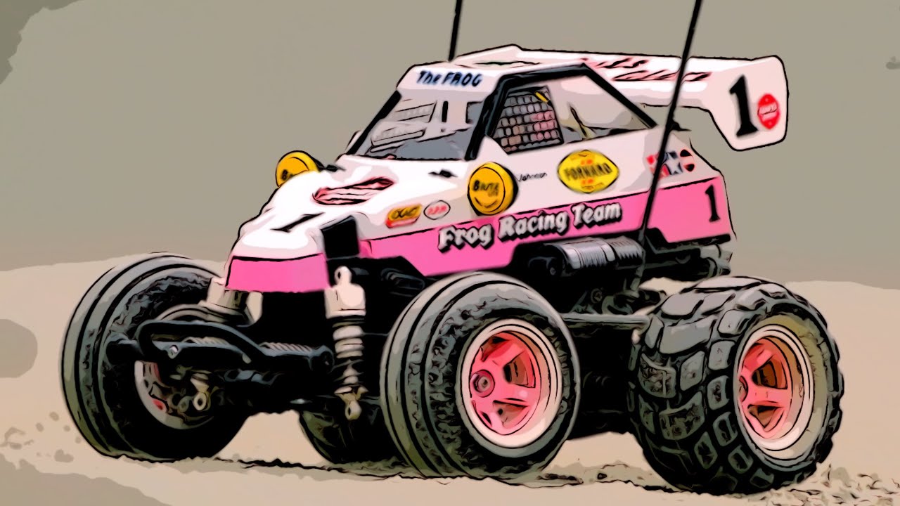 Tamiya COMICAL FROG Gravel Pit Fun Run! - YouTube