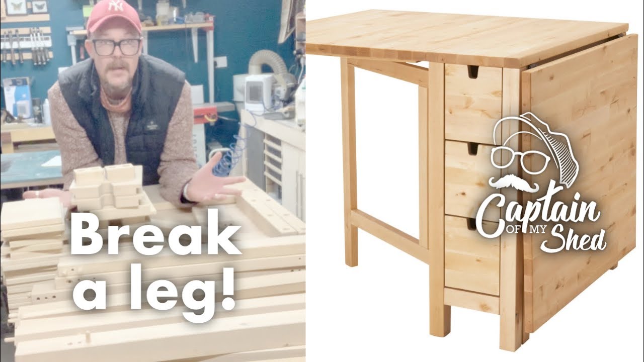 🔨 Is the IKEA NORDEN Table the Best Upcycling Project? | Turning