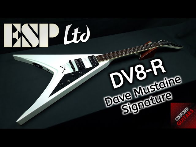 ESP LTD DV8-R Snow White Dave Mustaine Signature V 2004 Korea