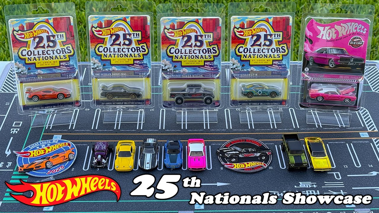 Hot Wheels 25th Nationals Convention Showcase - Unboxing All The