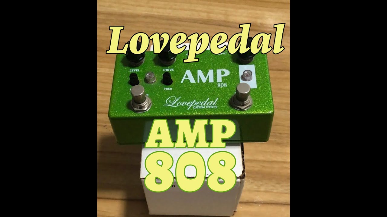 Love Pedal 808 OverDrive. Review - YouTube