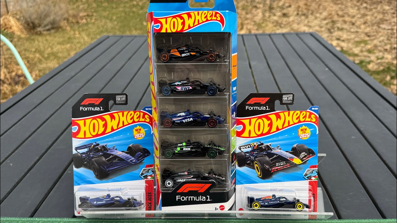 Hot Wheels Formula 1 5-pack Unboxing - YouTube