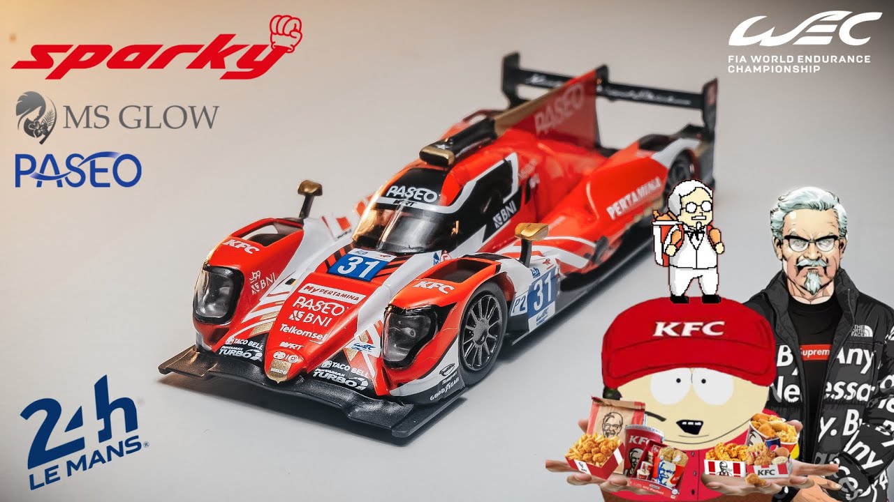 KFC Limited Edition Sparky 1/64 Oreca 07 - Gibson No.31 - Team WRT