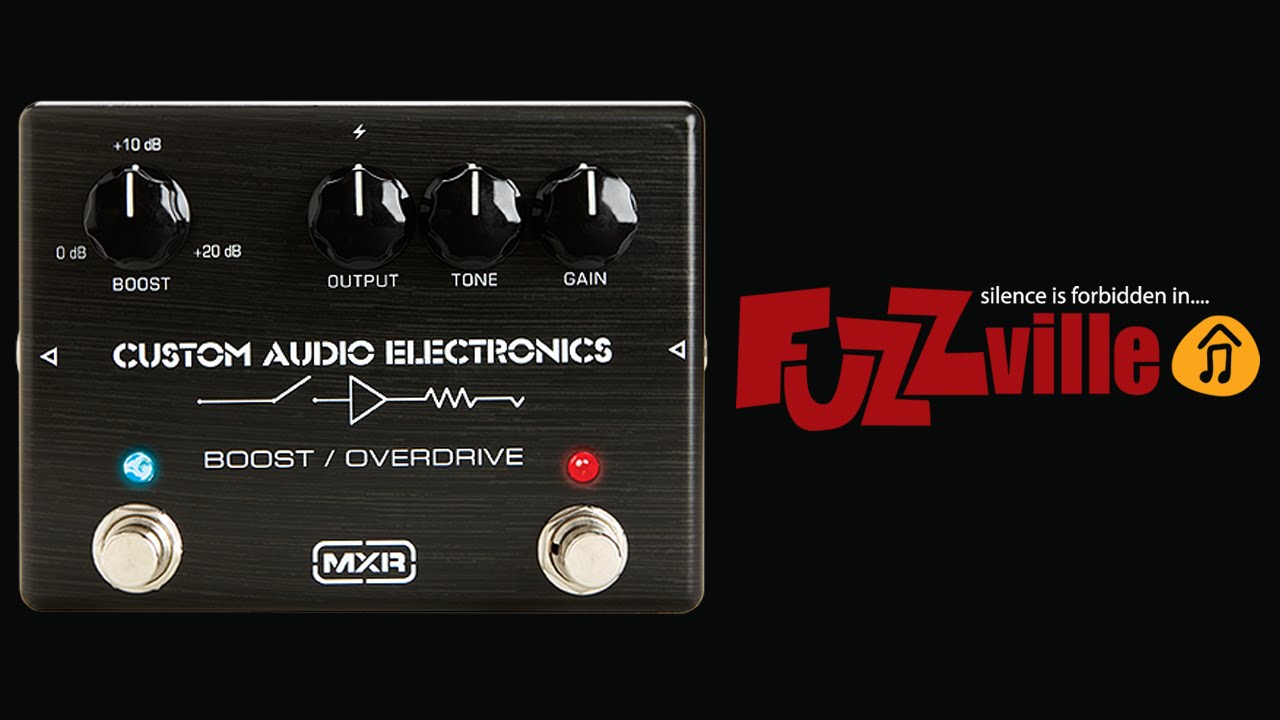 MXR Custom Audio Electronics Boost/Overdrive MC402 - YouTube