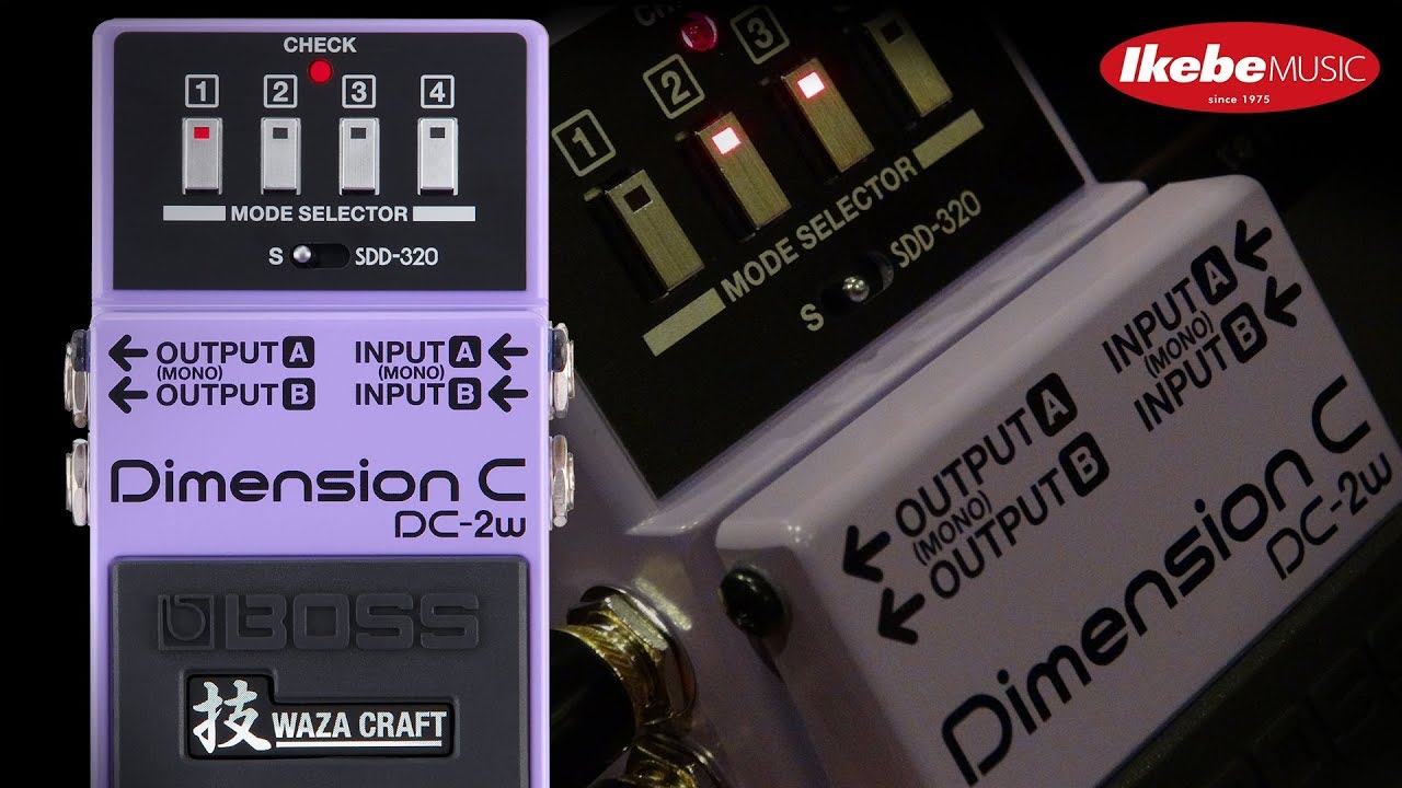 池部楽器店】DC-2W Demension C [BOSS 技 WAZA CRAFT] - YouTube