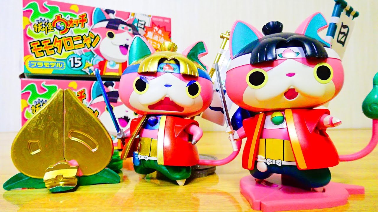 Yokai Watch Momotaronyan x Plastic Model Making Golden Momotaro