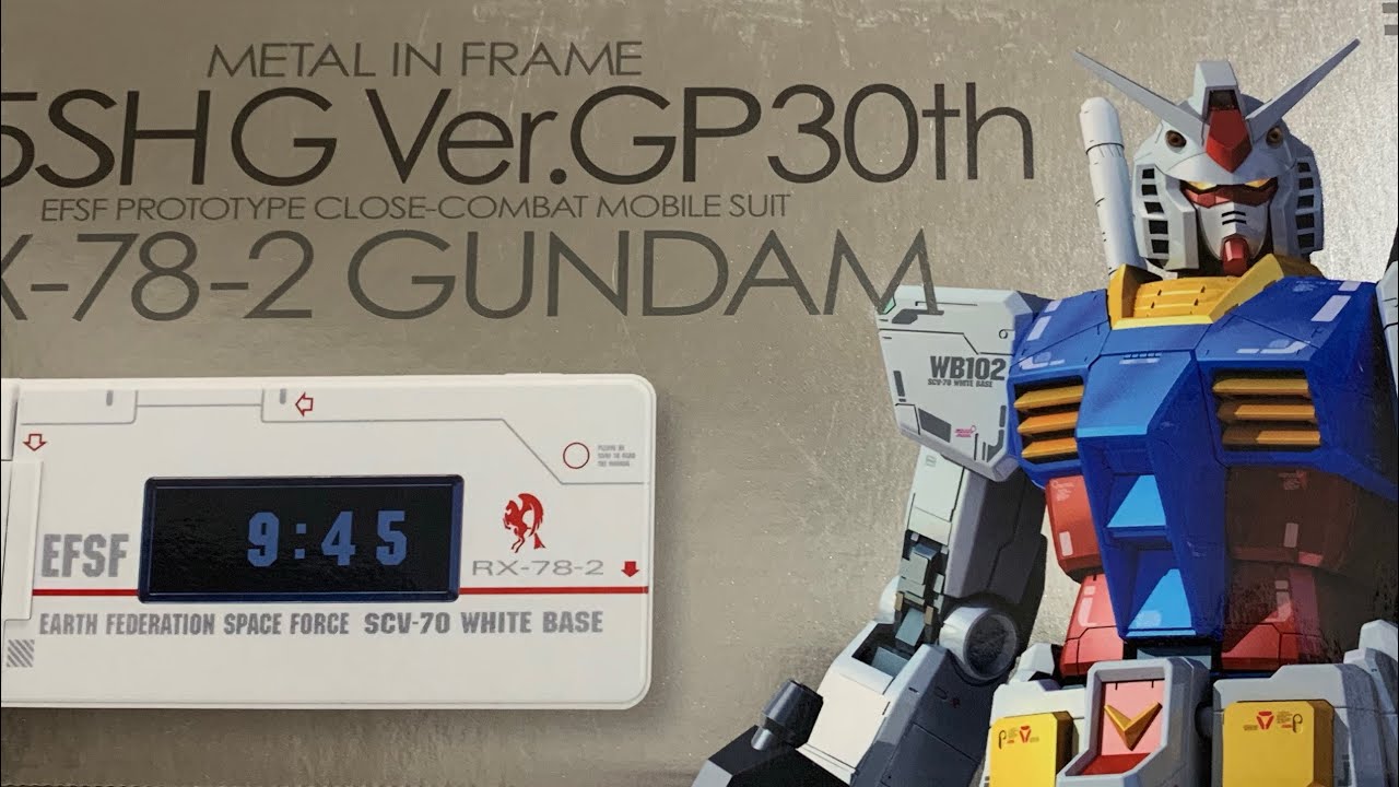 Ver 3.0 と比べてみます！ METAL IN FRAME 945SHG Ver GP30th RX-78-2