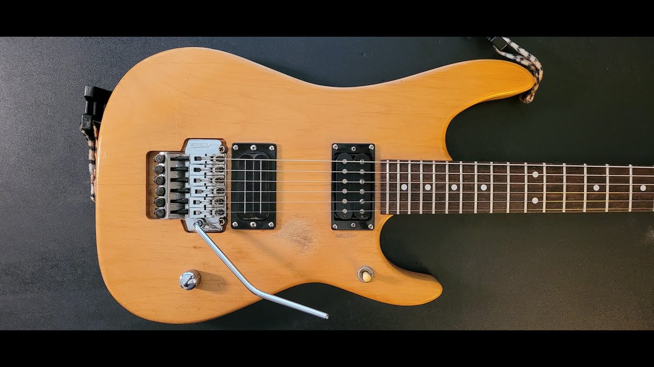 Made in Japan Washburn N2 Nuno Bettencourt Signature with some