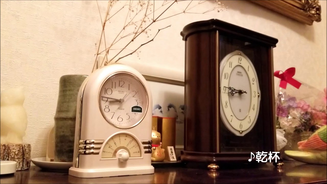 目覚まし時計] SEIKO ムジカ QM701P 全曲 - YouTube