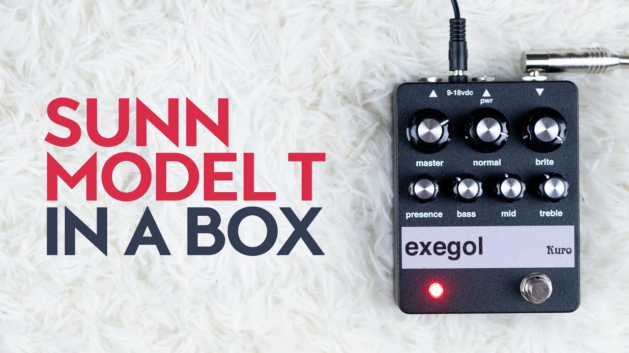 Correct Sound Custom Black Sunn - YouTube