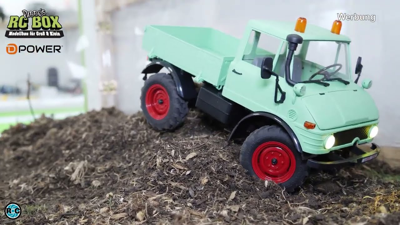 RC Unimog 1/18 scale MOGRICH from DPower FMS RocHobby | Unboxing