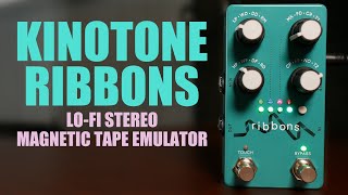 Kinotone Ribbons Lo-Fi Stereo Magnetic Tape Emulator | Demo - YouTube